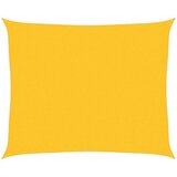 vidaXL Jedro za zaštitu od sunca 160 g/m² žuto 2,5 x 3 m HDPE | shoptok.hr