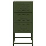vidaXL Noćni ormarići 2 kom maslinastozeleni 36x39x78 cm čelični | shoptok.hr