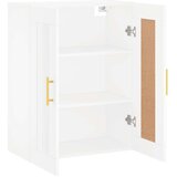 vidaXL Stenska omarica bela 69,5x34x90 cm inženirski les | Shoptok.si