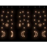 vidaXL vilinska svjetla u obliku zvijezda i mjeseca 138 led bijela | shoptok.hr