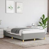  The Living Store Posteljni okvir svetlo siv 120x190 cm tkanina - Posteljni Okvir, (21450685) | Shoptok.si