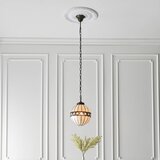  Endon 67044 - Luster na lancu Tiffany FARGO 1xE14/40W/230V prečnik 25,5 cm | Eponuda.com
