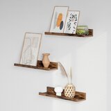  Set 3x zidne police SHELFY braon | Eponuda.com