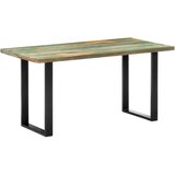  Blagovaonski stol od masivnog obnovljenog drva 160 x 80 x 75 cm Cijene