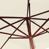 vidaXL Suncobran 300 x 258 cm pješčano bijeli | shoptok.hr
