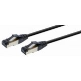 Gembird PP8-LSZHCU-BK-15M Mrežni kabl S/FTP Cat.8 LSZH patch cord, crni 15m 42560 | ePonuda.com