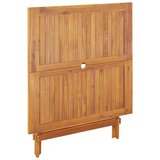  5-dijelni vrtni blagovaonski set uzorkom lišća tkanine i drva | shoptok.hr