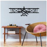 Wallity dekorativni metalni zidni ukras avion