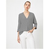 Koton bluza sa dugim rukavima V ovratnik | ePonuda.com