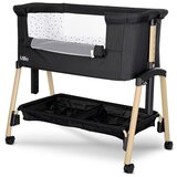 Lorelli Millie dječji krevetić, Black /Wooden Effect | shoptok.hr