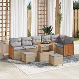  Sjedeća garnitura za vrt 10 kom. 10-Broj sjedala | shoptok.hr