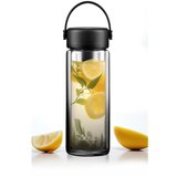 Vialli Design Črna steklena steklenica za vodo 350 ml Fuori – | Shoptok.si