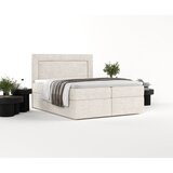 Maison de Rêve Kremno bela boxspring postelja s prostorom za shranjevanje 160x200 cm Imagine – | Shoptok.si