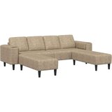  Set sofe 3 pcs Svjetlosiva Umjetna nubuk koža | shoptok.hr