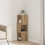 Kutni ormarić Umjetnički hrast 25,5x25x80cm Konstruirano drvo | shoptok.hr