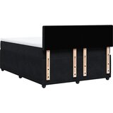  Krevet s oprugama i madracem crni 160x200 cm baršunasti | shoptok.hr