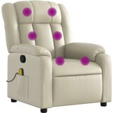 Maison Chic masažni stol - Relax naslanjač krem umetno usnje, (22062329) | Shoptok.si