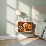  Wall-mounted noćni ormarić GENNEP 2 kom. Hrast sonoma | shoptok.hr