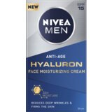 Nivea Men Hyaluron Anti-Age SPF15 vlažilna krema proti staranju 50 ml za moške | Shoptok.si