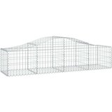  Lučne gabionske košare 8 kom 200x50x40/60 cm pocinčano željezo | shoptok.hr
