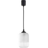 Brilagi LED luster na sajli RETRO GLASS 1xE27/60W/230V Ø 14 cm crna/bela | Eponuda.com