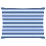  Jedrilica za sunčevu sjenu Plava i bijela 5 x 8 m HDPE - Plava i bijela 5 x 8 m | shoptok.hr