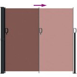 vidaXL Uvlačiva bočna tenda smeđa 180 x 600 cm | shoptok.hr