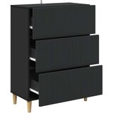  Predalna omara Črna 66 x 34,5 x 90 cm Inženirski les, (5000232392) | Shoptok.si
