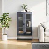 vidaXL Highboard Antracit 68x39x123 cm Jeklo | Shoptok.si