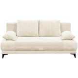MID.YOU ZOFA S POSTELJNO FUNKCIJO, bela tekstil | Shoptok.si