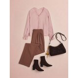 Sinsay Viskozna bluza s naborima Slike