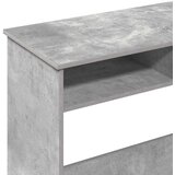 vidaXL Pisalna miza betonsko siva 80x40x75 cm iverna plošča | Shoptok.si