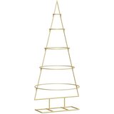 vidaXL Metalna božićna jelka Zlatno 125 cm Čelik s praškastim premazom | shoptok.hr