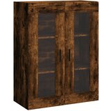  Visoka komoda dimljeni hrast 69,5x34x180 cm konstruiranog drva | shoptok.hr