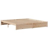 vidaXL Okvir kreveta s uzglavljem 180 x 200 cm masivna borovina | shoptok.hr