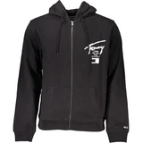MEN'S BLACK ZIPPED SWEATSHIRT