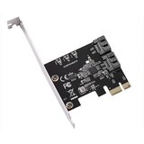 E-green PCI-Express kontroler 2-port SATA III int. Kartica JMB582 Chipset cene