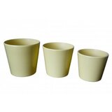 Kerbek saksija manhattan 12cm uni žuta ( ke D10/120/004 ) ke D10/120/004 Cene