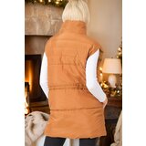 Dewberry Z6747 WOMEN'S VEST-PLAIN TAN | shoptok.hr