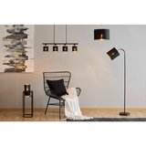 Mömax viseča Svetilka Goldi, Črna, Zlata, 4 X Led 15 W | Shoptok.si