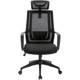 Serioux stolica office Shark SRX-OC01-FA-B crna cene