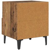 vidaXL Noćni ormar s ladicama 2 pcs Staro drvo 40 x 35 x 47.5 cm | shoptok.hr