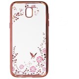  Silikonski ovitek z rožicami za Samsung Galaxy A9 2018 A920 - pink | Shoptok.si