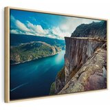  Slika - Rock City (1 Part) Vertical 120x80 U prirodnom drvenom okviru | shoptok.hr