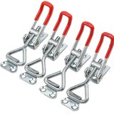 Venisymlis 4x kovinske ključavnice z zadrgo, za škatle, hitro sproščanje, za prtljago, orodje, nastavljive, (22124784) | Shoptok.si