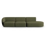 Milo Casa Zelena sofa od šenila s lijevim kutom 311 cm Paolo – Cijene