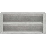  Stalak za cipele boja betona 100x35x45 cm konstruirano drvo | shoptok.hr