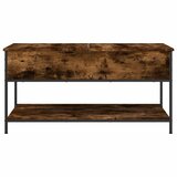  Stolić za kavu boja hrasta 100 x 50 x 50 cm od drva i metala | shoptok.hr