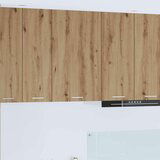 vidaXL Viseča omarica Riga Artisan hrast in bela 50 x 31 x 80 cm | Shoptok.si