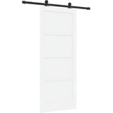  Klizna vrata ORKDAL Bijela 83 x 202 cm Masivna borovina | shoptok.hr